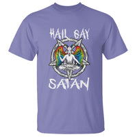Hail Gay Satan T Shirt Goth Baphomet Devil LGBT Pride - Wonder Print Shop