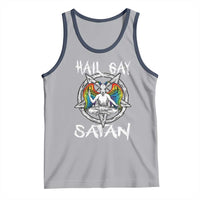 Hail Gay Satan Tank Top Goth Baphomet Devil LGBT Pride