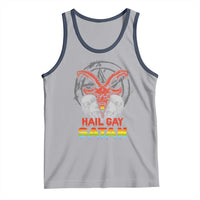 Hail Gay Satan Tank Top Skull Goth Baphomet Devil LGBT Pride