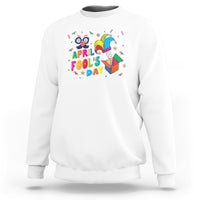 Funny April Fool's Day Pranks Jester Hat Sweatshirt - Wonder Print Shop