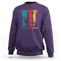 WTF Where's The Ferret Funny Sweatshirt - Wonder Print Shop