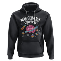 Neurodiversity Hoodie Neurodiverse Funny Brain Universe Autism ADHD ASD - Wonder Print Shop