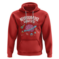 Neurodiversity Hoodie Neurodiverse Funny Brain Universe Autism ADHD ASD - Wonder Print Shop