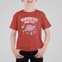 Neurodiversity T Shirt For Kid Neurodiverse Funny Brain Universe Autism ADHD ASD - Wonder Print Shop