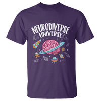 Neurodiversity T Shirt Neurodiverse Funny Brain Universe Autism ADHD ASD - Wonder Print Shop