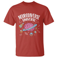 Neurodiversity T Shirt Neurodiverse Funny Brain Universe Autism ADHD ASD - Wonder Print Shop