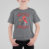 Neurodiversity T Shirt For Kid Neuro Spicy Funny Cat Lover Autism ADHD ASD - Wonder Print Shop