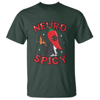 Neurodiversity T Shirt Neuro Spicy Funny Cat Lover Autism ADHD ASD - Wonder Print Shop