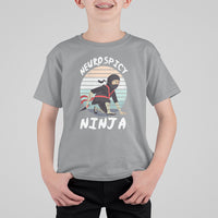 Neurodiversity T Shirt For Kid Neurospicy Ninja Autism ADHD ASD - Wonder Print Shop