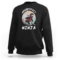 Neurodiversity Sweatshirt Neurospicy Ninja Autism ADHD ASD - Wonder Print Shop