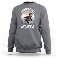 Neurodiversity Sweatshirt Neurospicy Ninja Autism ADHD ASD - Wonder Print Shop