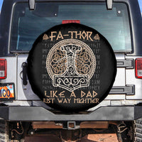 Funny Viking Dad Spare Tire Cover Fathor Like A Dad Just Way Mightier