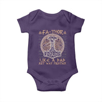 Funny Viking Dad Baby Onesie Fathor Like A Dad Just Way Mightier