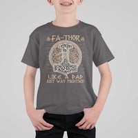 Funny Viking Dad T Shirt For Kid Fathor Like A Dad Just Way Mightier