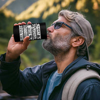 Viking Dad 4 in 1 Can Cooler Tumbler As Brave As Ragnar As Wise As Odin As Strong As Thor