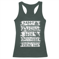 Viking Dad Racerback Tank Top As Brave As Ragnar As Wise As Odin As Strong As Thor