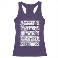 Viking Dad Racerback Tank Top As Brave As Ragnar As Wise As Odin As Strong As Thor