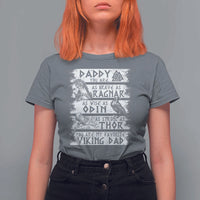 Viking Dad T Shirt For Women As Brave As Ragnar As Wise As Odin As Strong As Thor