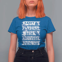 Viking Dad T Shirt For Women As Brave As Ragnar As Wise As Odin As Strong As Thor