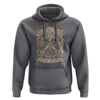 Viking Grandpa Hoodie Like A Normal Grandpa But Way Mightier