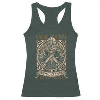 Viking Grandpa Racerback Tank Top Like A Normal Grandpa But Way Mightier