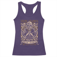 Viking Grandpa Racerback Tank Top Like A Normal Grandpa But Way Mightier