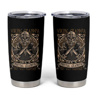 Viking Grandpa Tumbler Cup Like A Normal Grandpa But Way Mightier