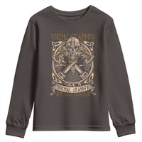 Viking Grandpa Youth Sweatshirt Like A Normal Grandpa But Way Mightier