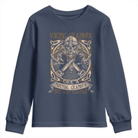 Viking Grandpa Youth Sweatshirt Like A Normal Grandpa But Way Mightier