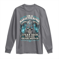 Viking Long Sleeve Shirt I Am A Man Of The Norse I Fear Odin And My Wife