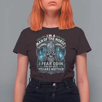 Viking T Shirt For Women I Am A Man Of The Norse I Fear Odin And My Wife