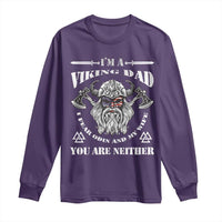 Viking Dad Long Sleeve Shirt I Fear Odin And My Wife