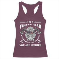 Viking Dad Racerback Tank Top I Fear Odin And My Wife