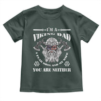 Viking Dad Toddler T Shirt I Fear Odin And My Wife