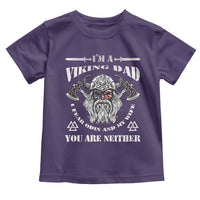 Viking Dad Toddler T Shirt I Fear Odin And My Wife