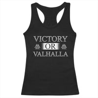Viking Racerback Tank Top Victory Or Valhalla Norse Mythology