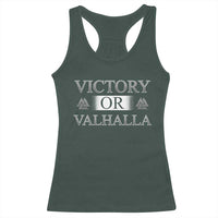 Viking Racerback Tank Top Victory Or Valhalla Norse Mythology
