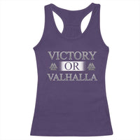 Viking Racerback Tank Top Victory Or Valhalla Norse Mythology