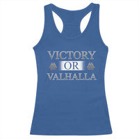 Viking Racerback Tank Top Victory Or Valhalla Norse Mythology