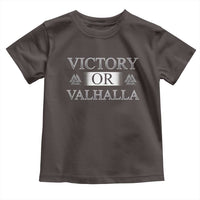 Viking Toddler T Shirt Victory Or Valhalla Norse Mythology