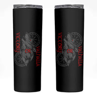 Viking Victory Or Valhalla Skinny Tumbler Norse Mythology