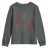 Viking Victory Or Valhalla Youth Sweatshirt Norse Mythology