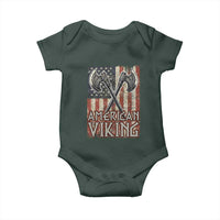 American Viking Baby Onesie American Flag Axe Norse Mythology