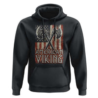 American Viking Hoodie American Flag Axe Norse Mythology