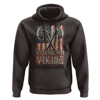 American Viking Hoodie American Flag Axe Norse Mythology