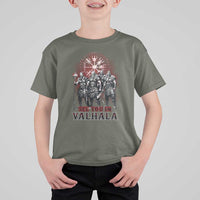Viking Warrior T Shirt For Kid See You In Valhalla