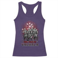 Viking Warrior Racerback Tank Top See You In Valhalla