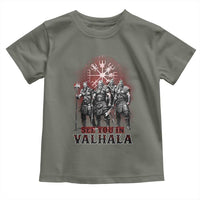 Viking Warrior Toddler T Shirt See You In Valhalla