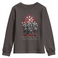 Viking Warrior Youth Sweatshirt See You In Valhalla