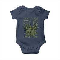 Viking Baby Onesie That Which Does Not Kill Me Should Run Valknut